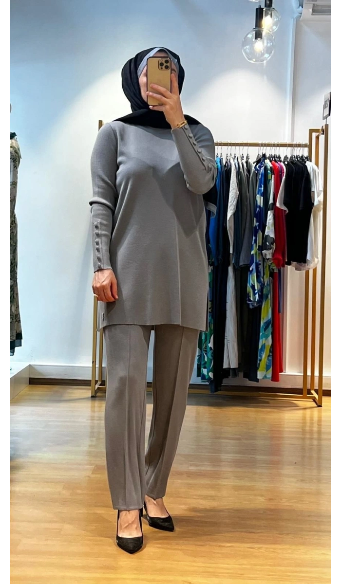 MissDalida Dar Paça Triko Pantolon T25K-7000