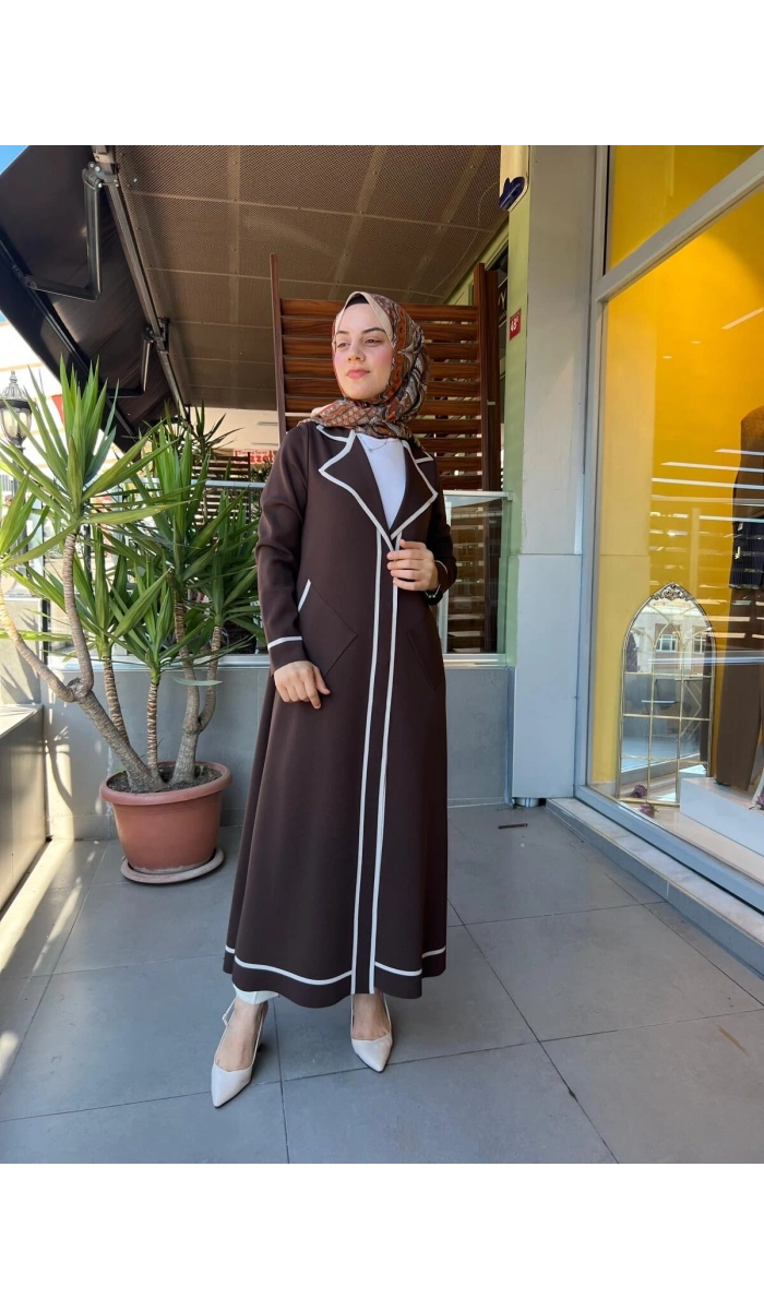 MissDalida Erkek Yaka Uzun Triko Hırka T25PF-9009