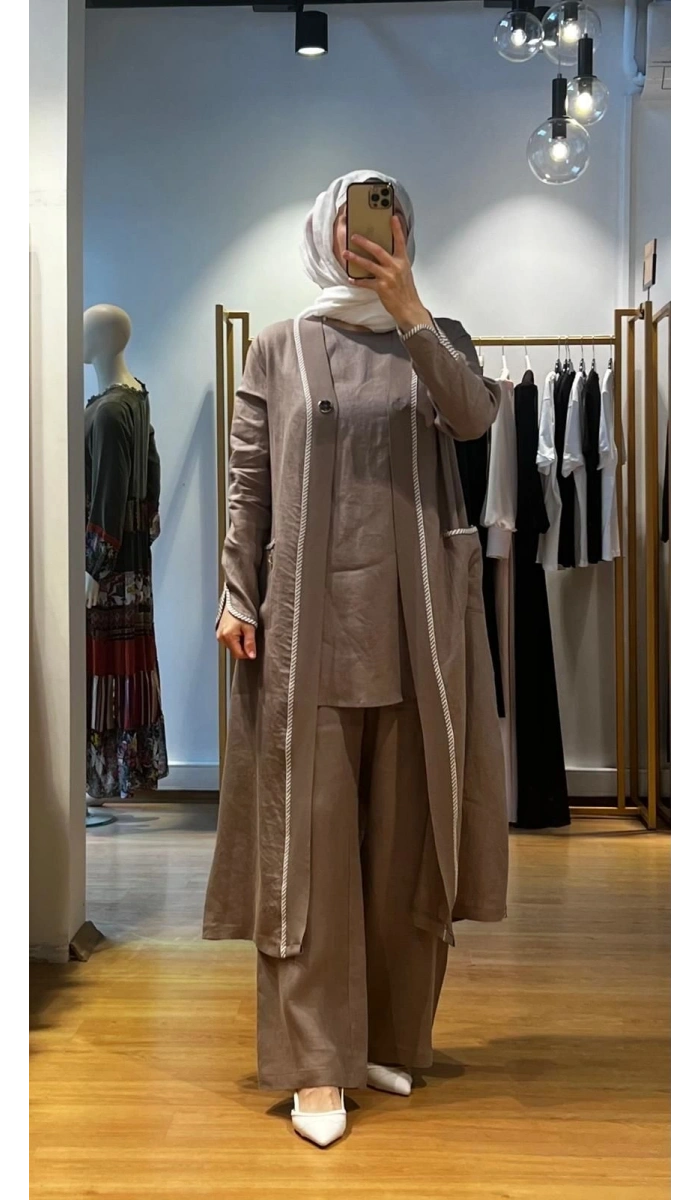 MissDalida Kolsuz Keten Tunik T24Y-6008