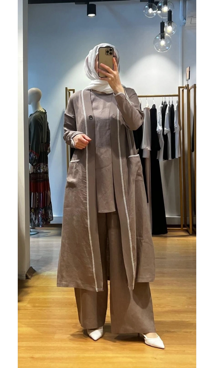 MissDalida Kolsuz Keten Tunik T24Y-6008