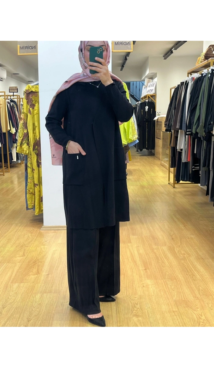 MissDalida Touch Me Gömlek Yaka Triko Hırka T25PF-9001