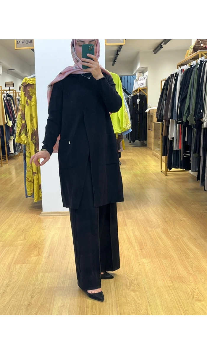 MissDalida Touch Me Gömlek Yaka Triko Hırka T25PF-9001