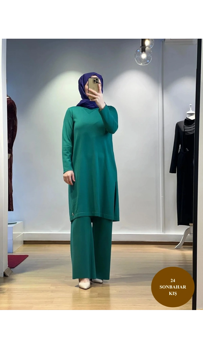 MissDalida V Yaka Uzun Triko Tunik T24K-6031