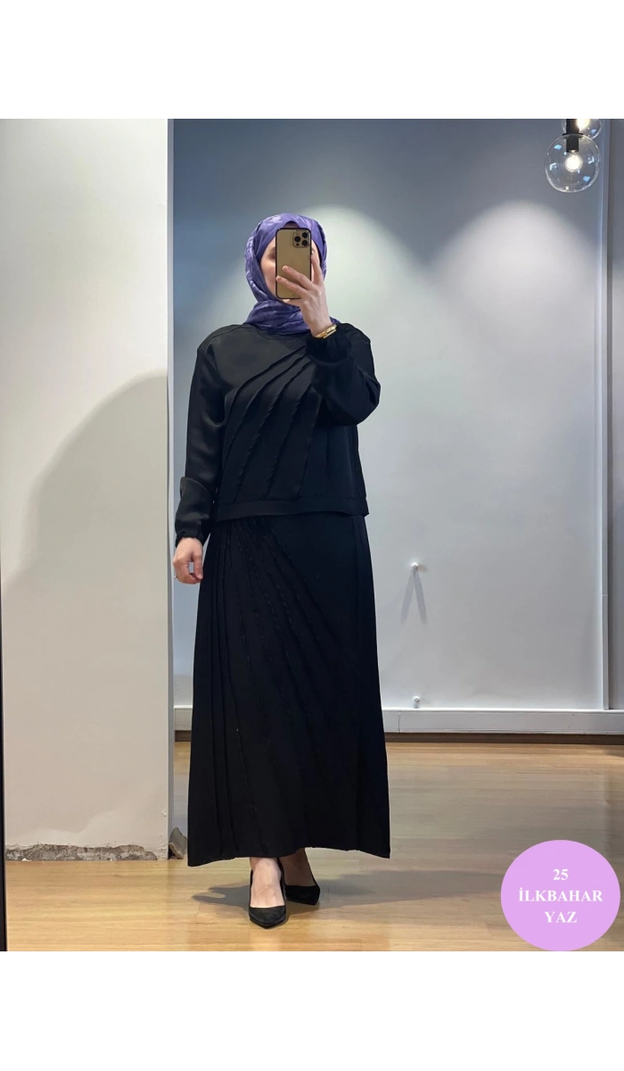 MissWhence Etek Takım Keten/Viscon 25Y-37312
