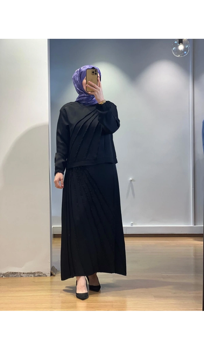 MissWhence Etek Takım Keten/Viscon 25Y-37312