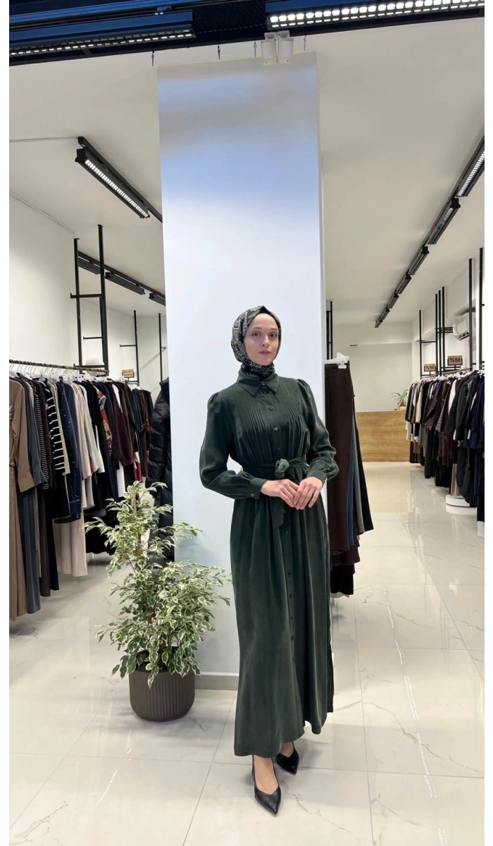 Nervür Detaylı Cupro Ferace T26Y-8001