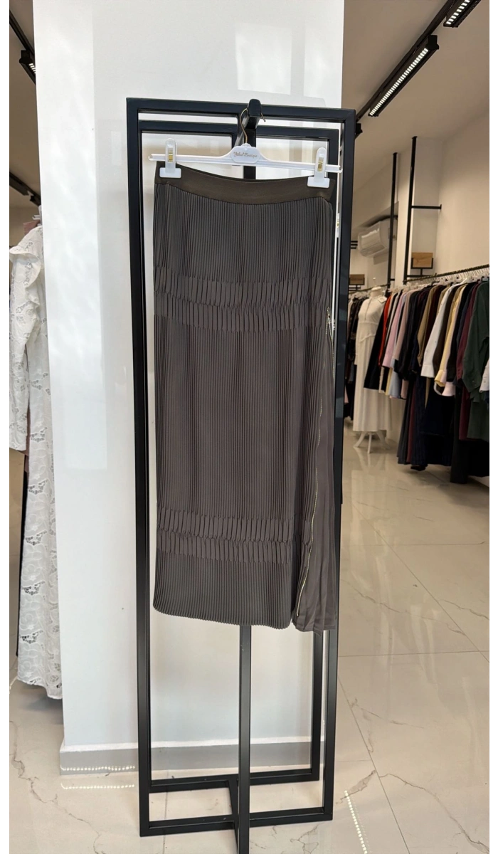 Piliseli Fermuar Detaylı Etek 26Y39921