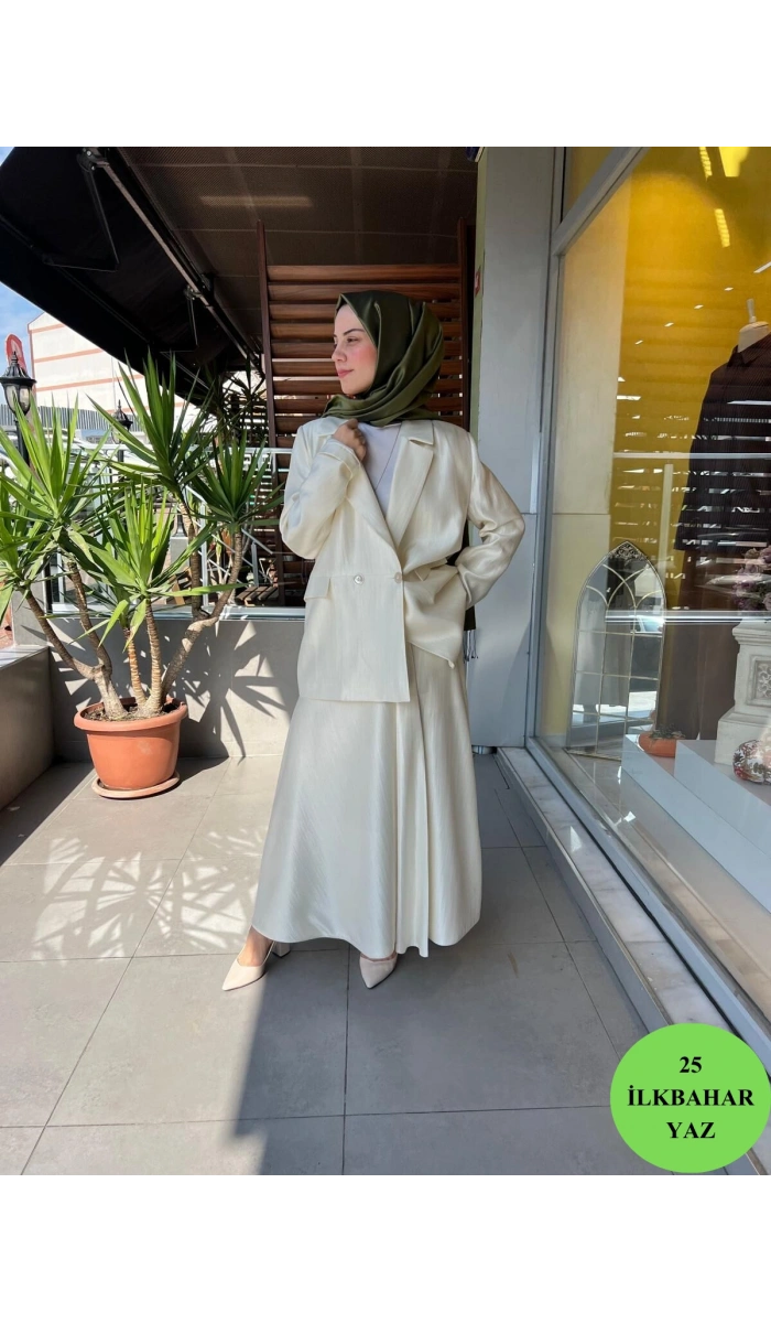 QooQ İnci Etek 25SS-536