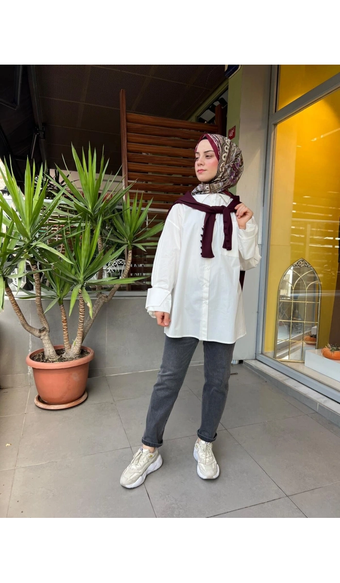 QooQ Poplin Gömlek 26FW200