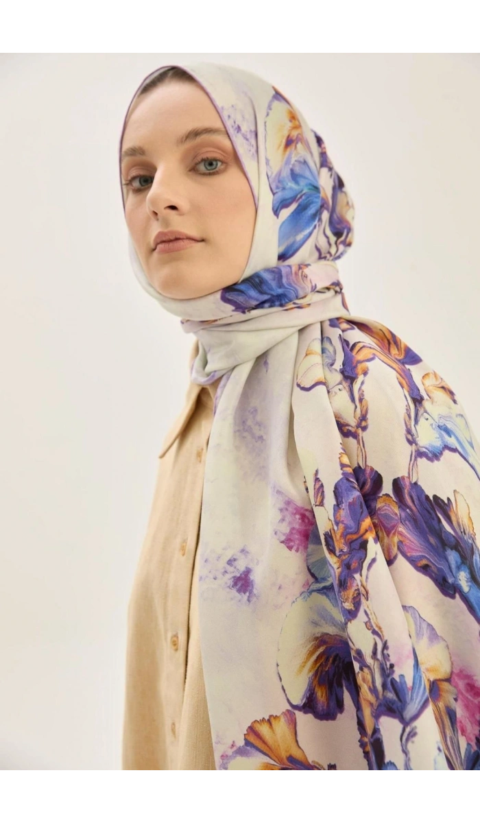 Reyya Pamuk İpek Şal 70x190cm