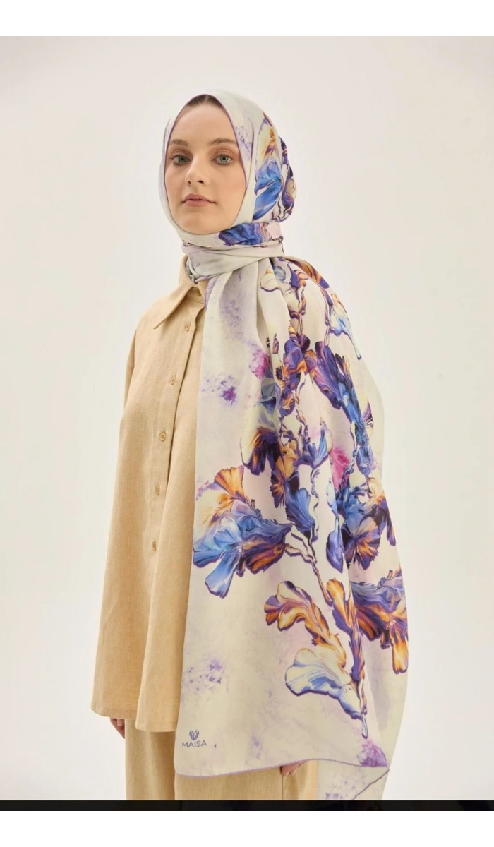Reyya Pamuk İpek Şal 70x190cm