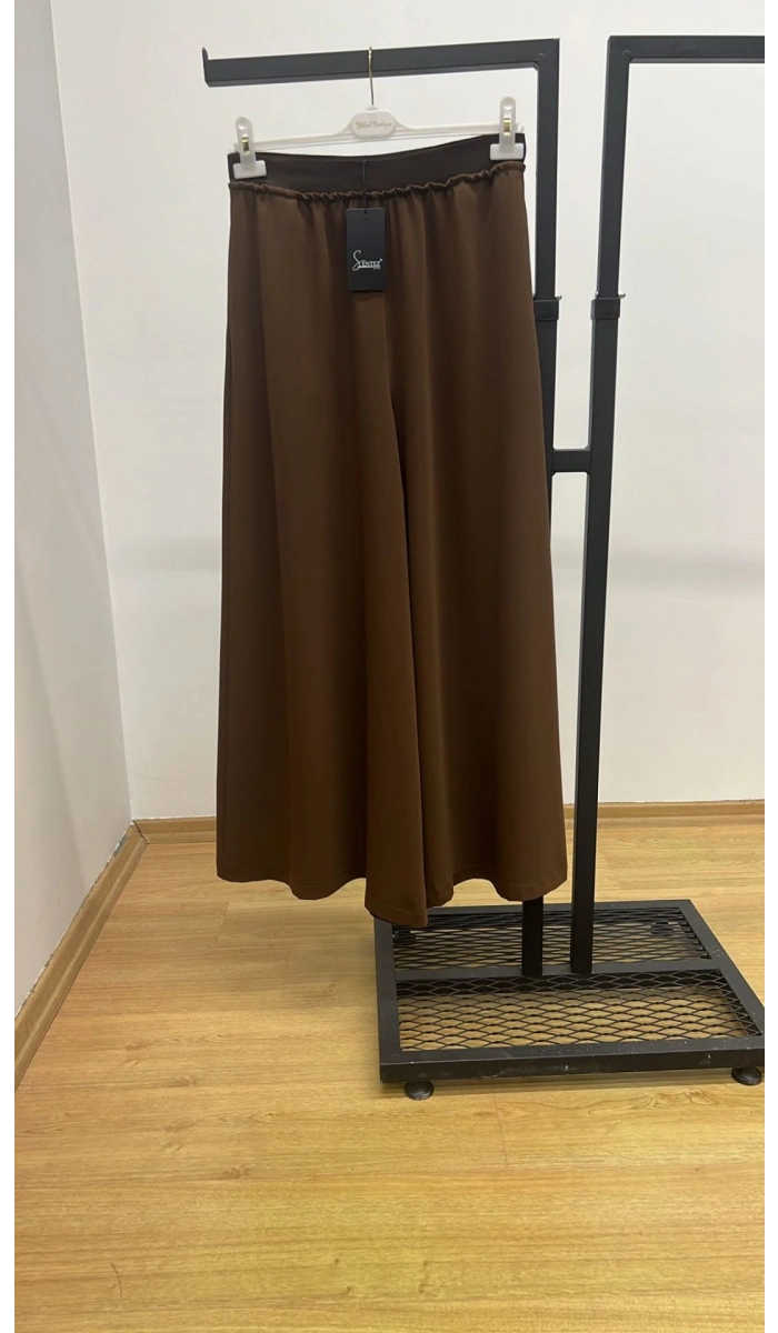 Sentez Logos Geniş Paça Pantolon 25Y-SZ-5561
