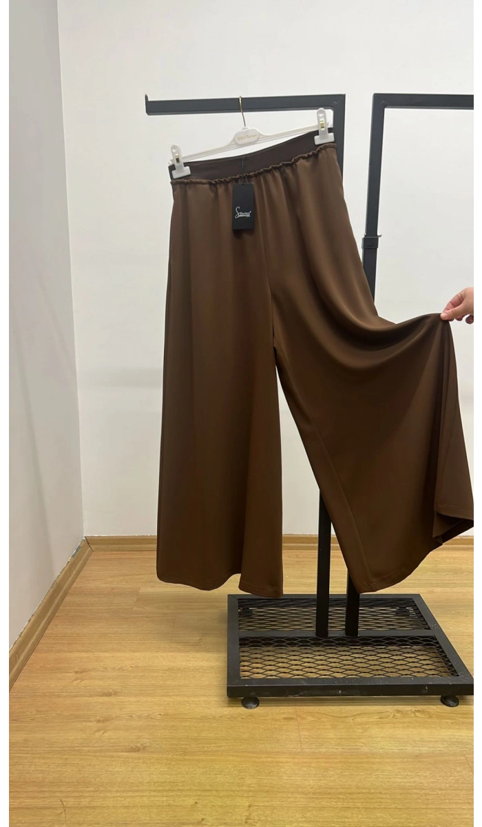 Sentez Logos Geniş Paça Pantolon 25Y-SZ-5561