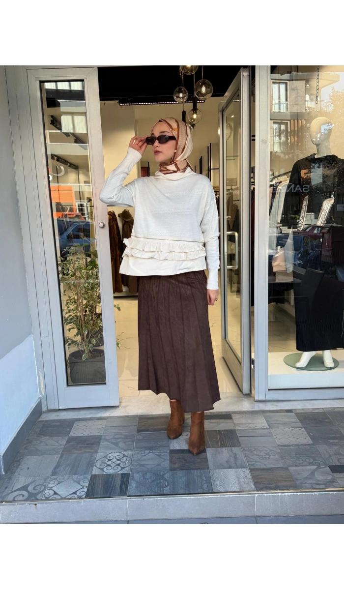Triko Tunik Ekru 40008