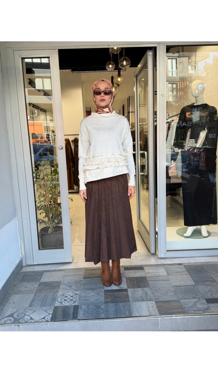 Triko Tunik Ekru 40008