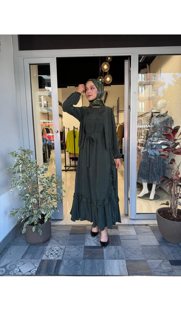 Yelekli Elbise 39815