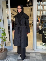 40536 Siyah Şişme Pardesü