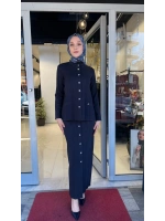 Düğmeli Klasik Triko Ceket T26Y-8209