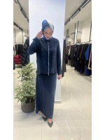 Fermuarlı Şık Cupro Ceket T26Y-8212