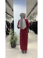 Aksesuar Detaylı Cupro Elbise T26Y-4014