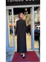 Nakış Detaylı Cupro Elbise T26Y-4015