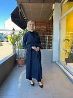 Düz Renk Denim Trençkot T26Y-8000