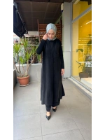 Triko Detaylı V Yaka Cupro Kap T26Y-9000