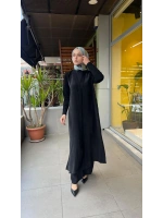 Triko Detaylı V Yaka Cupro Kap T26Y-9000