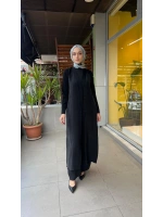 Triko Detaylı V Yaka Cupro Kap T26Y-9000