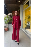 Düğmeli Şık Triko Ceket T26Y-8219