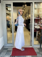Opera Pul Payet İşleme Detaylı Etek Takım TD26Y05000040
