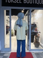 Lilac Asetat Gömlek TD-4765