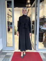 Garni Detaylı Ceket Manu Elbise 26YPR06.0167