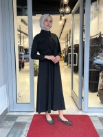 Garni Detaylı Ceket Manu Elbise 26YPR06.0167