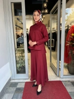 Önü Fermuarlı Keten Gömlek 2266255