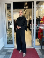 Resa Asetat Şal Detaylı Pantolon TD-4768