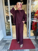Resa Asetat Şal Detaylı Pantolon TD-4768