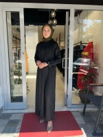 Önü Nervürlü Uzun Keten Kap 2268276