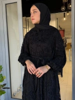 Abiye Elbise Siyah 40833