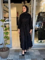 Abiye Elbise Siyah 40833