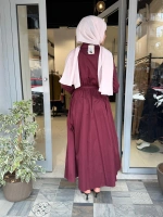 Alba Pamuklu Elbise TD-2202