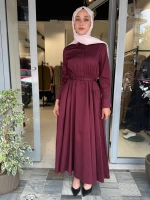 Alba Pamuklu Elbise TD-2202