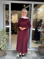 Alba Pamuklu Elbise TD-2202