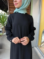 Almarwah Black Elbise T26K-90494