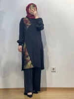 Almarwah Black Pantolonlu Takım 25Y-202717