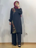 Almarwah Black Pantolonlu Takım 25Y-202717