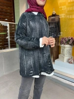 Almarwah Black Triko Kazak T26K-102241