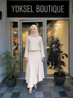 Asimetrik Pul Şeritli Tunik 26MY2136