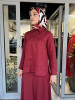 Beli Lastikli Rahat Kesim Keten Etek 2262258