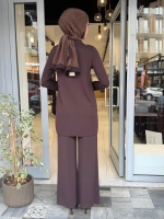 Bol Paça Basic Triko Pantolon Cacao 3267001
